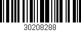 Código de barras (EAN, GTIN, SKU, ISBN): '30208288'