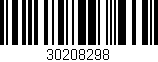 Código de barras (EAN, GTIN, SKU, ISBN): '30208298'