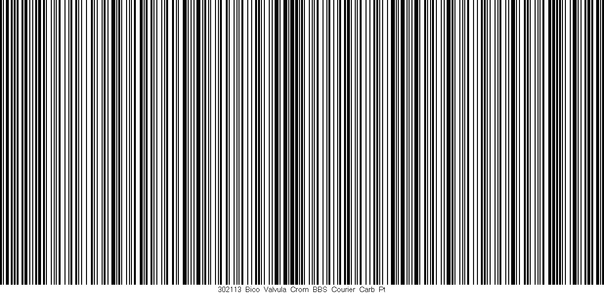 Código de barras (EAN, GTIN, SKU, ISBN): '302113_Bico_Valvula_Crom_BBS_Courier_Carb_Pt'