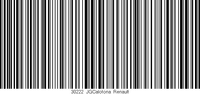 Código de barras (EAN, GTIN, SKU, ISBN): '30222_JGCalotona_Renault'