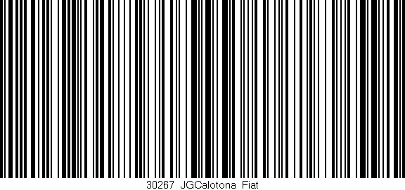 Código de barras (EAN, GTIN, SKU, ISBN): '30267_JGCalotona_Fiat'