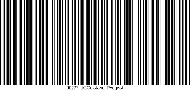 Código de barras (EAN, GTIN, SKU, ISBN): '30277_JGCalotona_Peugeot'