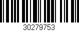 Código de barras (EAN, GTIN, SKU, ISBN): '30279753'