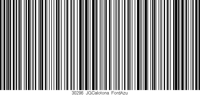 Código de barras (EAN, GTIN, SKU, ISBN): '30296_JGCalotona_FordAzu'