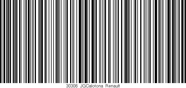 Código de barras (EAN, GTIN, SKU, ISBN): '30306_JGCalotona_Renault'