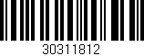Código de barras (EAN, GTIN, SKU, ISBN): '30311812'