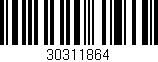 Código de barras (EAN, GTIN, SKU, ISBN): '30311864'