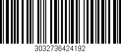 Código de barras (EAN, GTIN, SKU, ISBN): '3032736424192'