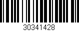 Código de barras (EAN, GTIN, SKU, ISBN): '30341428'