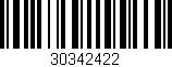 Código de barras (EAN, GTIN, SKU, ISBN): '30342422'