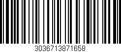 Código de barras (EAN, GTIN, SKU, ISBN): '3036713871658'