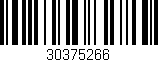 Código de barras (EAN, GTIN, SKU, ISBN): '30375266'