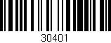 Código de barras (EAN, GTIN, SKU, ISBN): '30401'