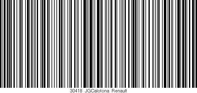 Código de barras (EAN, GTIN, SKU, ISBN): '30418_JGCalotona_Renault'
