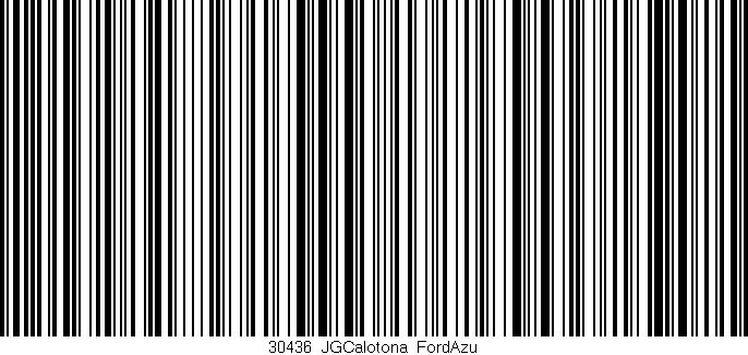 Código de barras (EAN, GTIN, SKU, ISBN): '30436_JGCalotona_FordAzu'