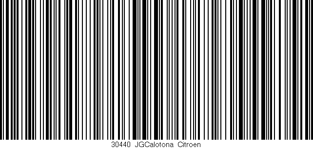 Código de barras (EAN, GTIN, SKU, ISBN): '30440_JGCalotona_Citroen'