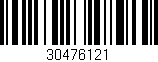 Código de barras (EAN, GTIN, SKU, ISBN): '30476121'