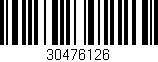 Código de barras (EAN, GTIN, SKU, ISBN): '30476126'