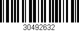 Código de barras (EAN, GTIN, SKU, ISBN): '30492632'