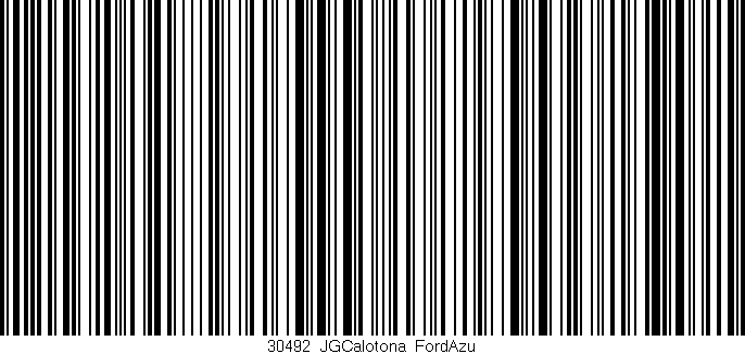 Código de barras (EAN, GTIN, SKU, ISBN): '30492_JGCalotona_FordAzu'