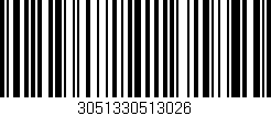 Código de barras (EAN, GTIN, SKU, ISBN): '3051330513026'
