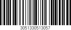 Código de barras (EAN, GTIN, SKU, ISBN): '3051330513057'