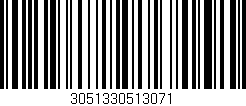 Código de barras (EAN, GTIN, SKU, ISBN): '3051330513071'