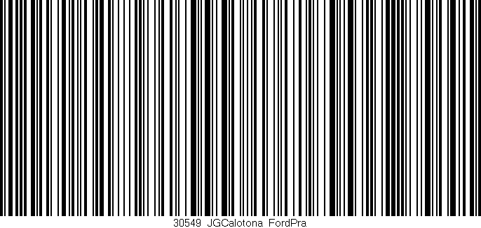 Código de barras (EAN, GTIN, SKU, ISBN): '30549_JGCalotona_FordPra'