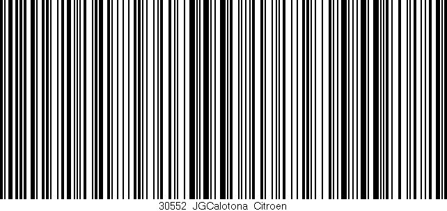 Código de barras (EAN, GTIN, SKU, ISBN): '30552_JGCalotona_Citroen'