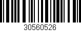 Código de barras (EAN, GTIN, SKU, ISBN): '30560526'
