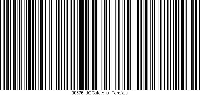Código de barras (EAN, GTIN, SKU, ISBN): '30576_JGCalotona_FordAzu'