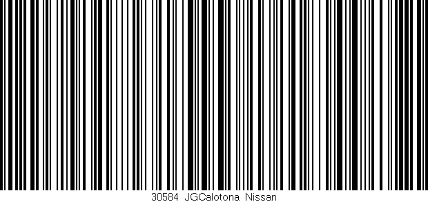 Código de barras (EAN, GTIN, SKU, ISBN): '30584_JGCalotona_Nissan'