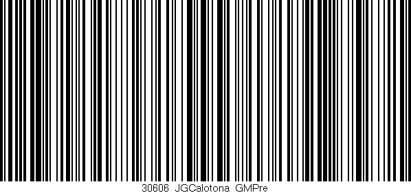 Código de barras (EAN, GTIN, SKU, ISBN): '30606_JGCalotona_GMPre'