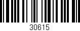 Código de barras (EAN, GTIN, SKU, ISBN): '30615'