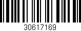 Código de barras (EAN, GTIN, SKU, ISBN): '30617169'