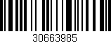 Código de barras (EAN, GTIN, SKU, ISBN): '30663985'