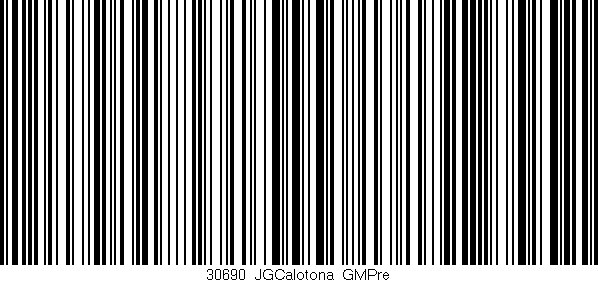 Código de barras (EAN, GTIN, SKU, ISBN): '30690_JGCalotona_GMPre'