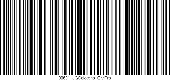 Código de barras (EAN, GTIN, SKU, ISBN): '30691_JGCalotona_GMPra'