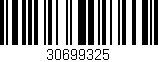 Código de barras (EAN, GTIN, SKU, ISBN): '30699325'