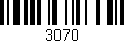 Código de barras (EAN, GTIN, SKU, ISBN): '3070'