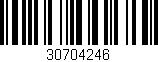 Código de barras (EAN, GTIN, SKU, ISBN): '30704246'