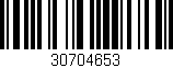 Código de barras (EAN, GTIN, SKU, ISBN): '30704653'