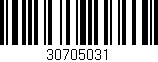 Código de barras (EAN, GTIN, SKU, ISBN): '30705031'