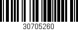 Código de barras (EAN, GTIN, SKU, ISBN): '30705260'