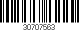 Código de barras (EAN, GTIN, SKU, ISBN): '30707563'