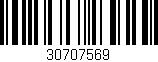 Código de barras (EAN, GTIN, SKU, ISBN): '30707569'
