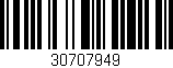 Código de barras (EAN, GTIN, SKU, ISBN): '30707949'