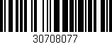 Código de barras (EAN, GTIN, SKU, ISBN): '30708077'