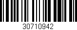 Código de barras (EAN, GTIN, SKU, ISBN): '30710942'