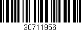 Código de barras (EAN, GTIN, SKU, ISBN): '30711956'
